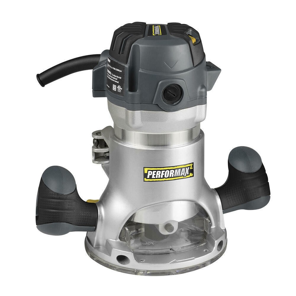 2 HP Variable Speed Fixed Base Router Kit with Table 11 AMP 25,000 RPM LED Light