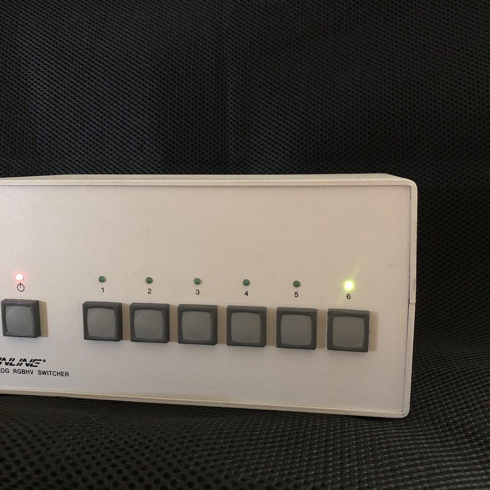 Inline IN3556 RGBHV Analog Switcher 6 inputs. power on. untested
