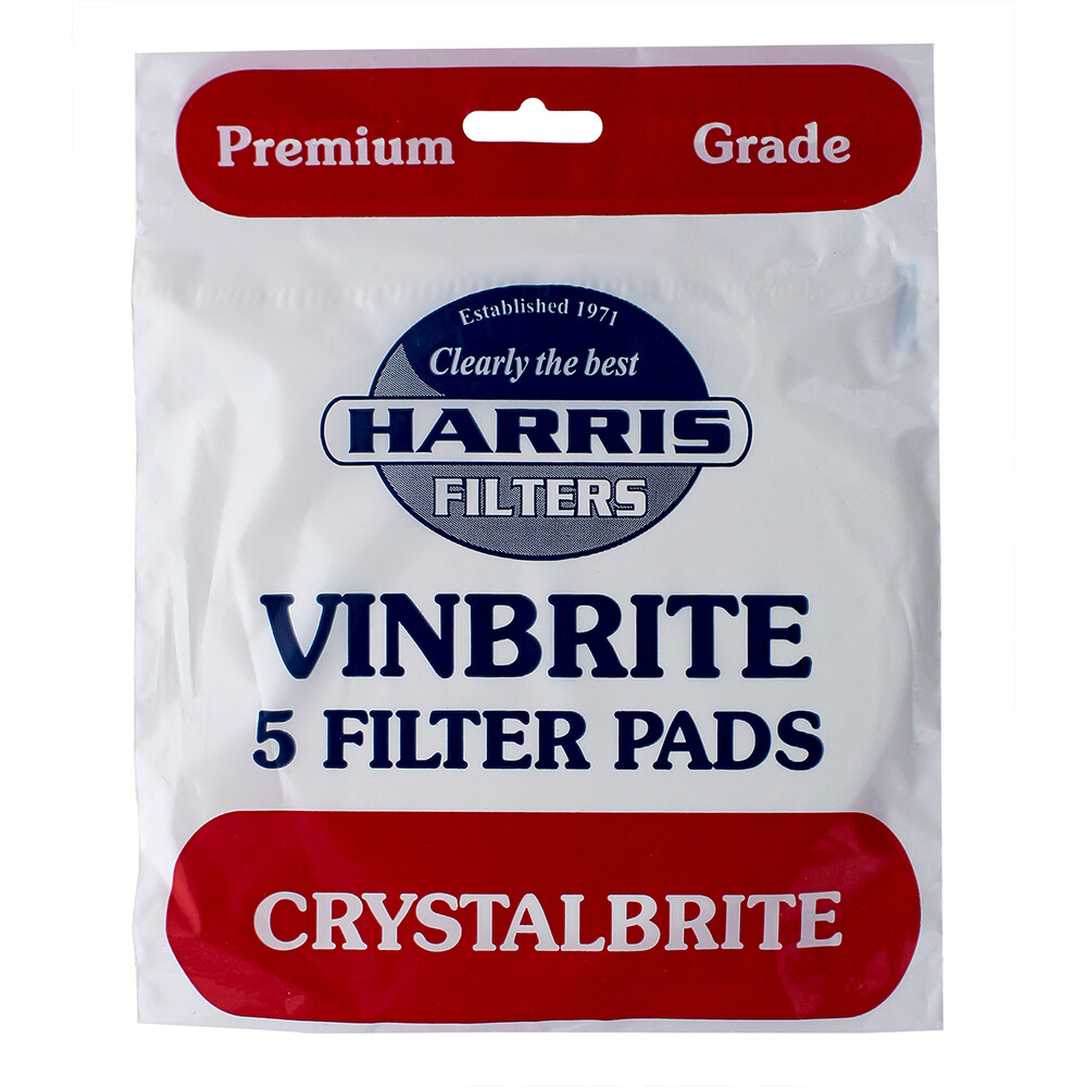 Vinbrite Crystalbrite Filter Pads-5 Count
