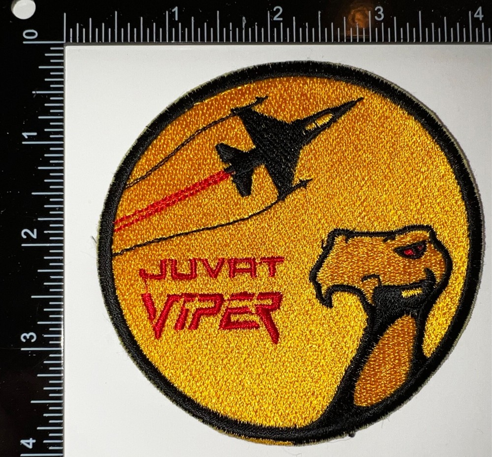 USAF 80th Fighter Squadron Juvat Viper Patch