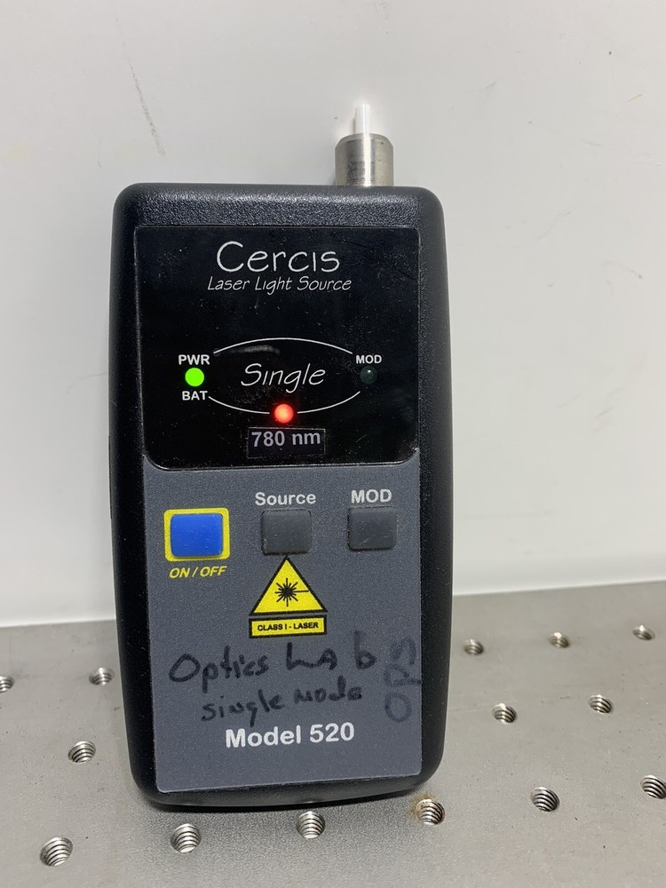 Cercis Single Mode Laser Light Source Model:520 WARRANTY!