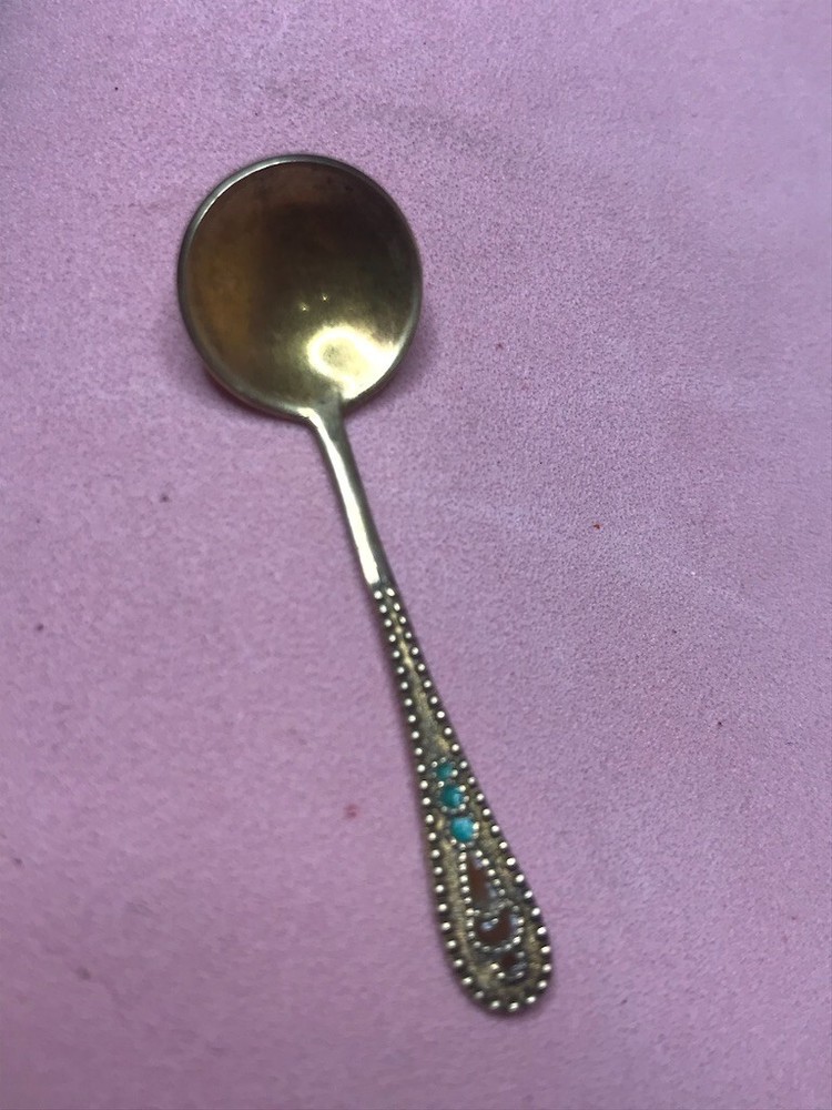 vintage small spoon silver 875