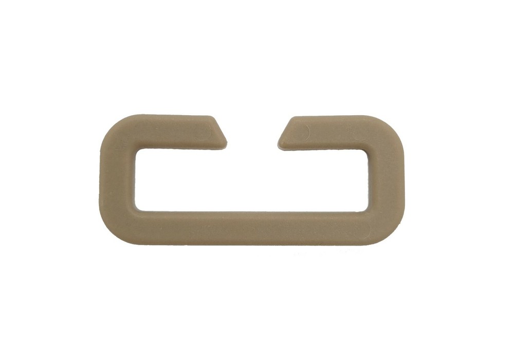 Pack of Ten - Duraflex Tan499 IR 25mm - 1" Split Loop (Square Ring) - Sewing
