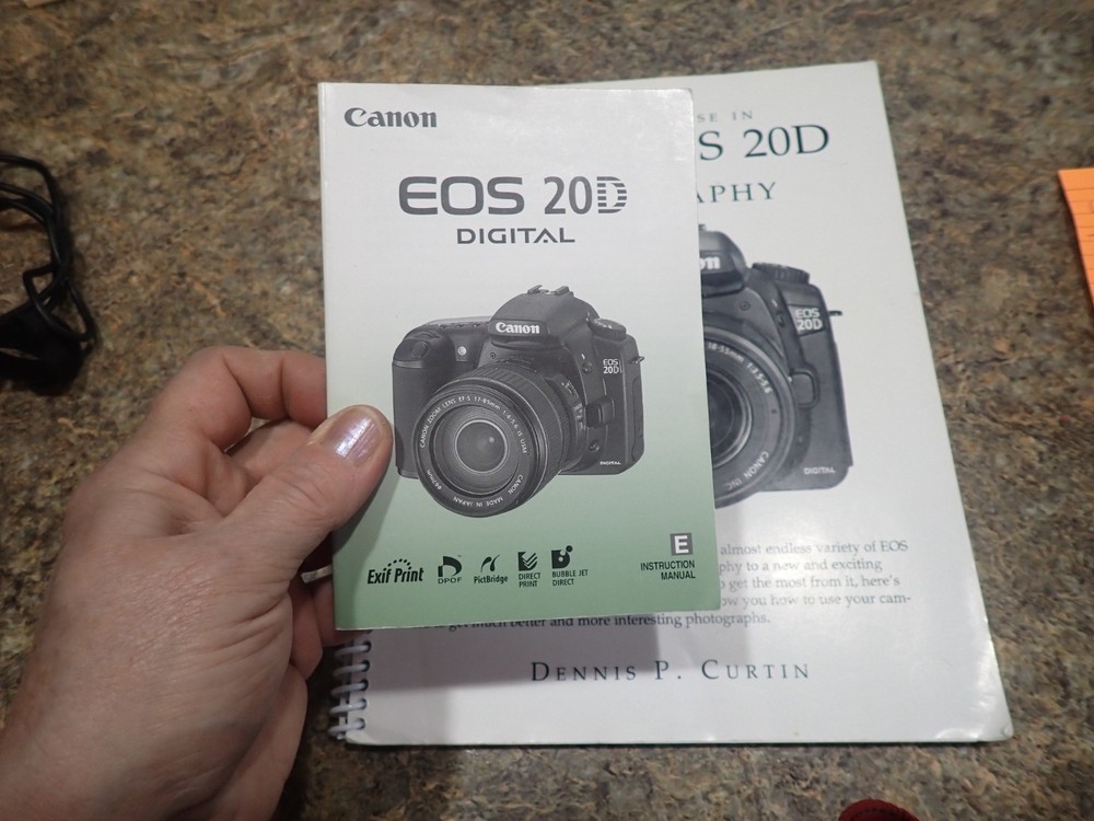 Canon EOS 20D Digital Camera Instruction Book / Manual / User Guide & Course