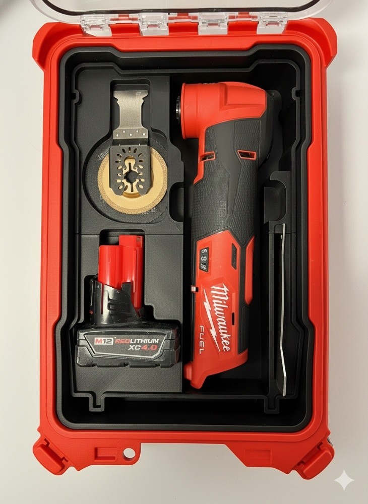 Milwaukee Packout Insert for M12 Fuel Multi-tool Oscillating Saw (Insert Only)