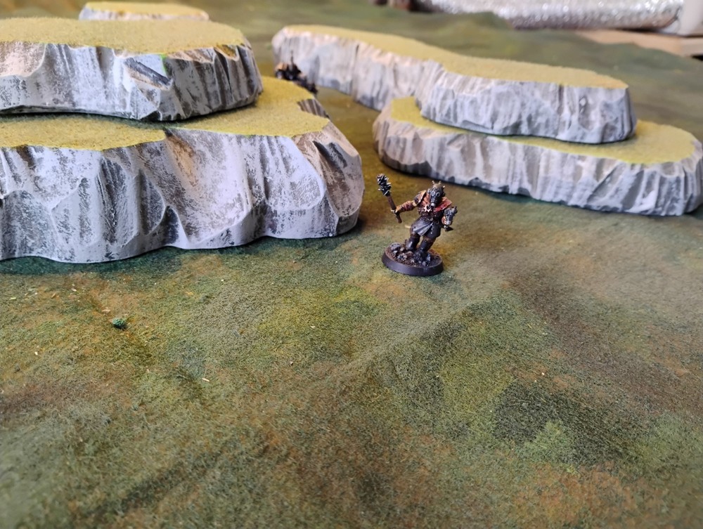 Stackable Hill Set Terrain Wargame bolt action Warhammer 40k tabletop D&D