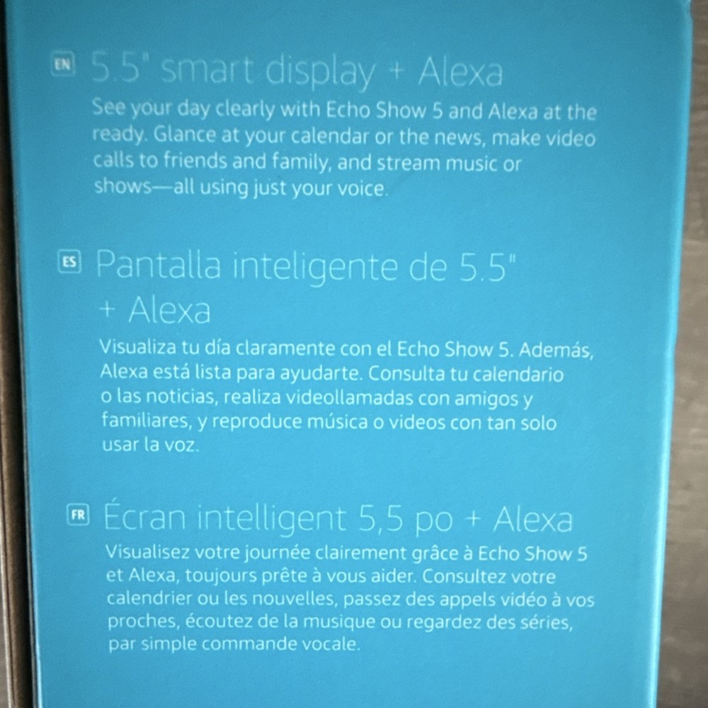 Amazon Echo Show 5 Smart Display Alexa Bluetooth 5.5" Touchscreen Model C76N8S