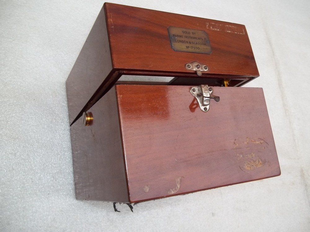 Vintage Thomas Mercer Marine Chronometer Case