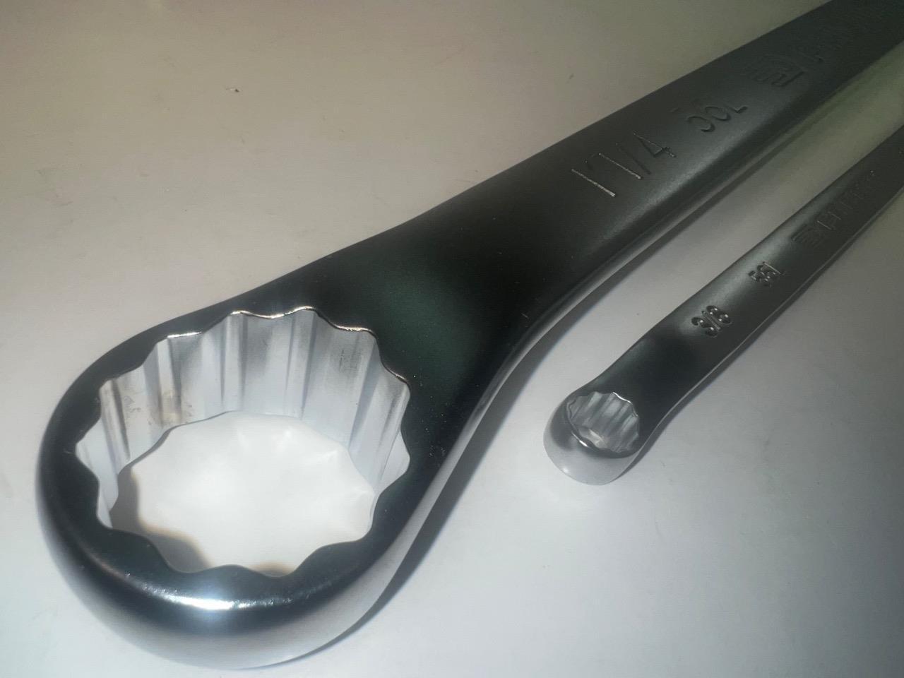 NEW Facom 56L Series 9pc 10° Offset LONG Box End SAE Wrench Set 5/16" to 1-1/4"