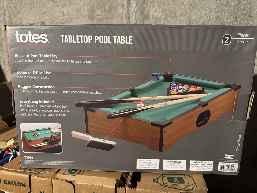 Tabletop Pool Table