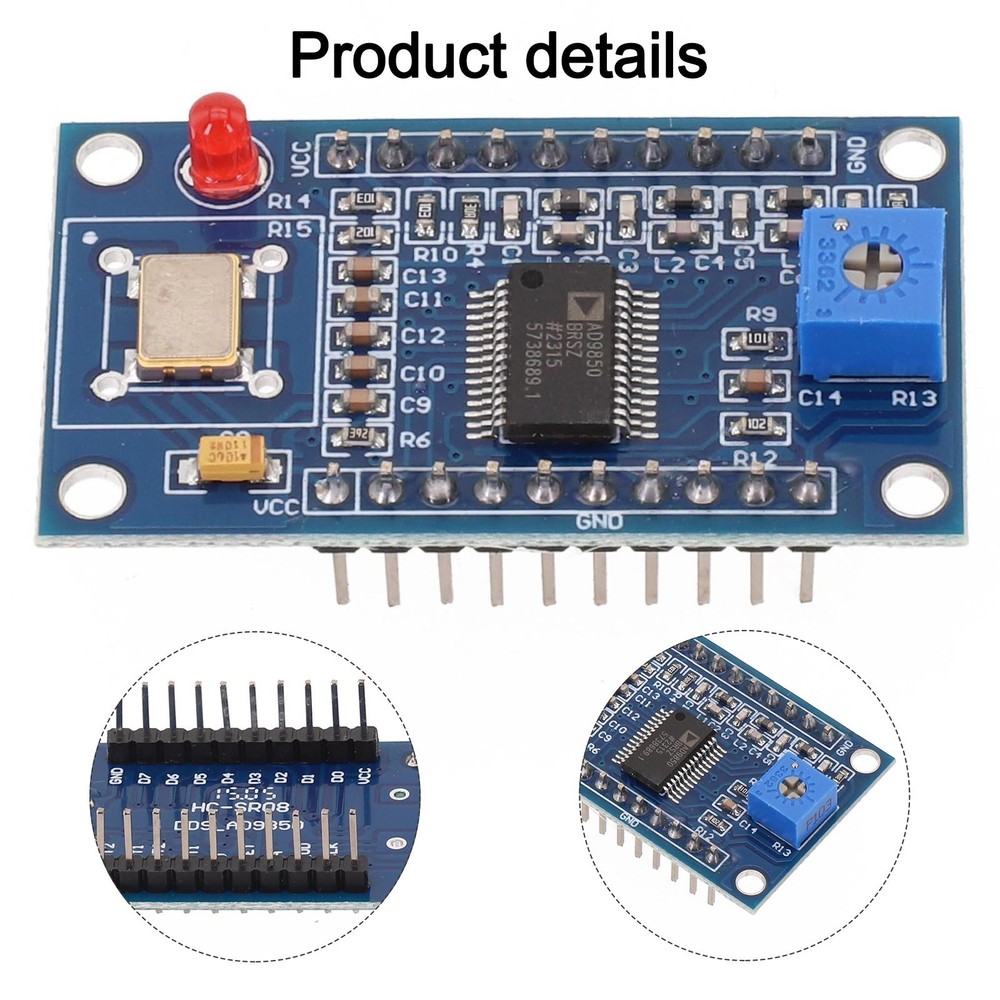 Versatile AD9850 Development Board Module Dual Sine Waves and Dual Square Waves