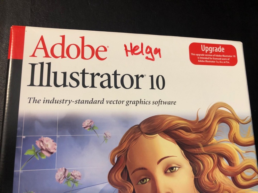 Adobe Illustrator 10 / Vintage Software Box Only