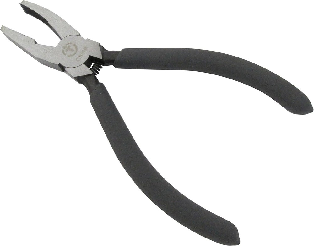 Glass Breaking & Grozer Multipurpose Pliers Silver, Black