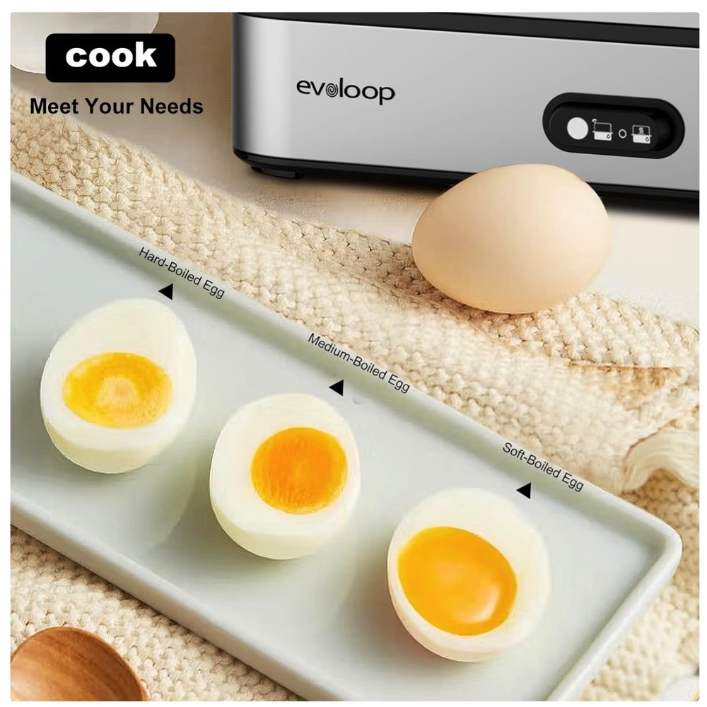 Rapid Electric Egg Cooker - 6 Eggs Capacity
