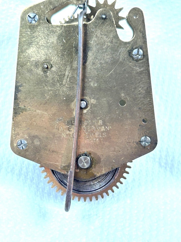 Vintage Dutch Windmill Clock- Includes Key, Missing Pendulum, Windmill Spins￼