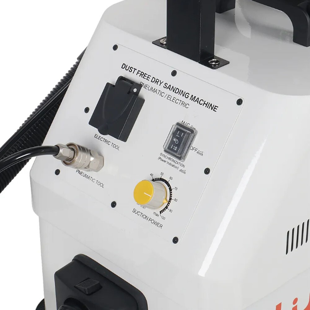 Electric dust free sander machine vacuum sanding grinding dust extraction system