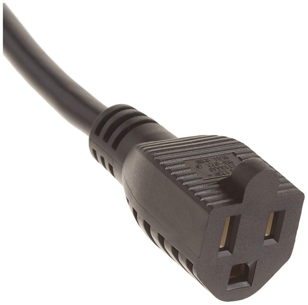 C2G 4FT Premium Universal Extension Cord - Power 4ft, Black