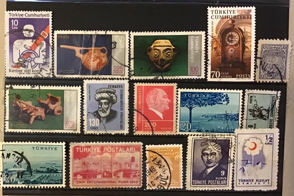 Turkey stamp selection TK