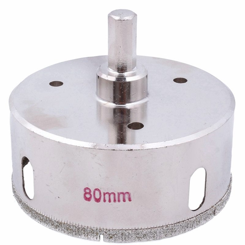 Diamond Tip Hole Saw Kit 40-150 mm Core Drill Bit for Stone Marble Tile