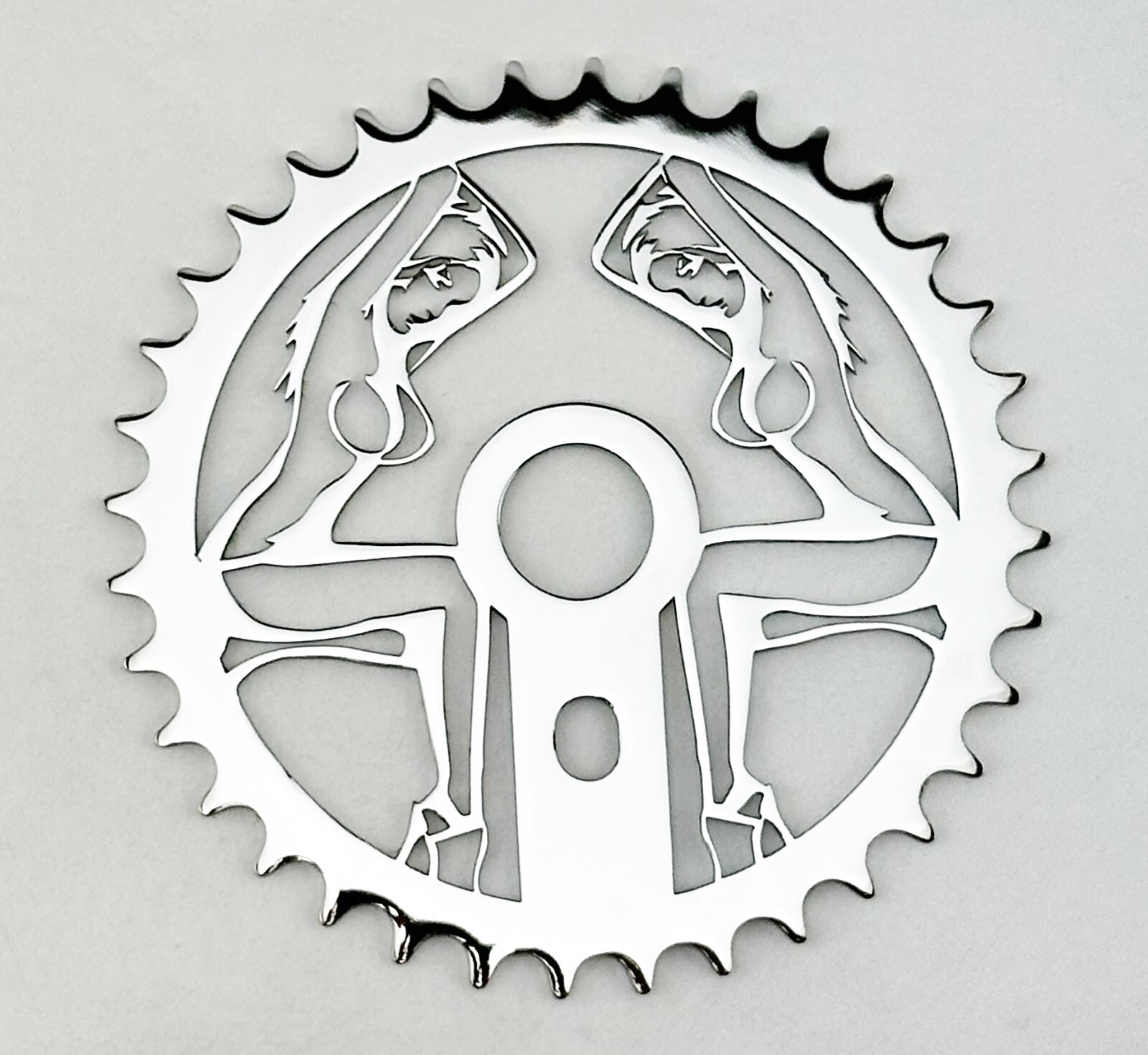 CUSTOM LASER CUT SEXY LADIES STYLE 36T BICYCLE SPROCKET ALL SIZE BIKES.