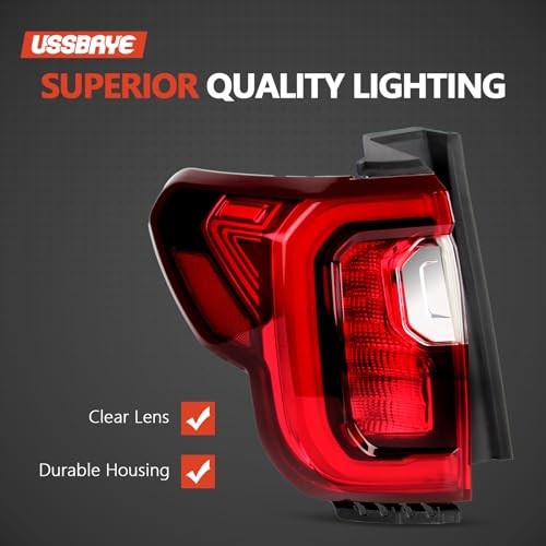 LED Tail Lights Compatible with 2020 Left Driver Side 20-23 Acadia Chrome Trim
