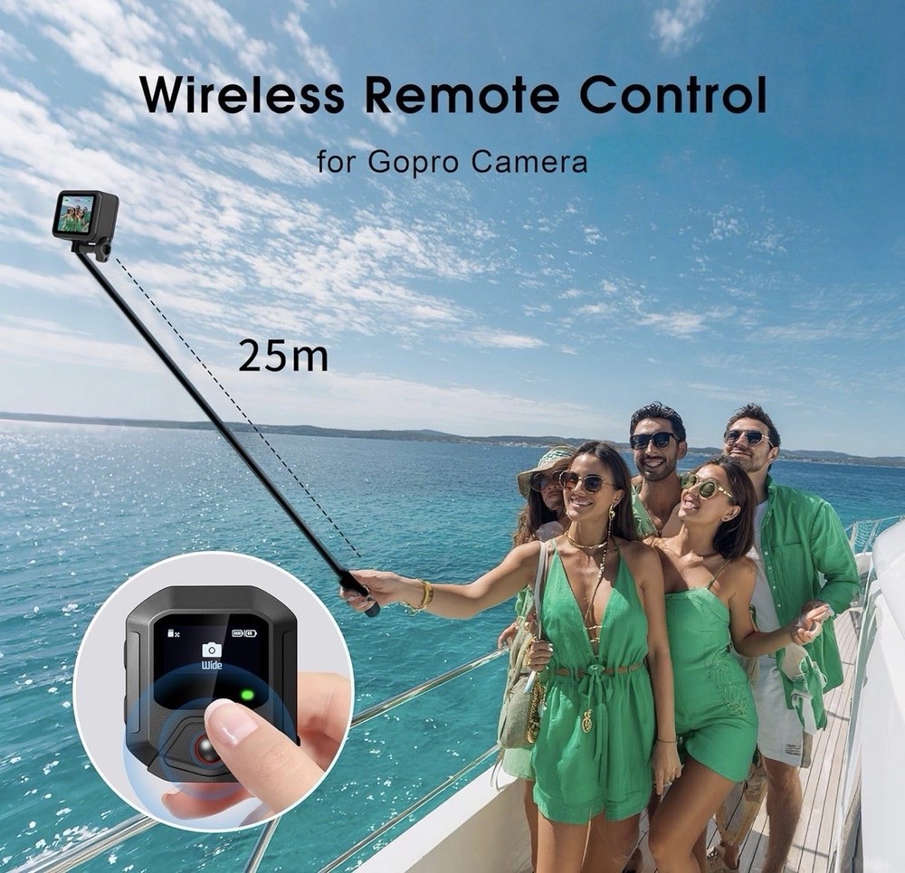 Remote Control for GoPro Hero 13, Wireless Portable Smart Controller