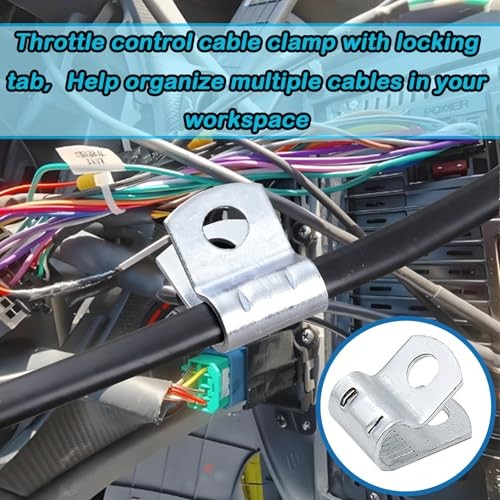 Cable Guide Clamps for Engine Throttle, Compressor Speed Control and