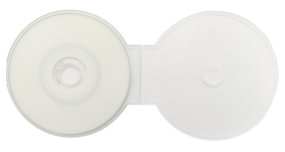 Clear MINI 8cm ClamShell CD DVD Case Lot