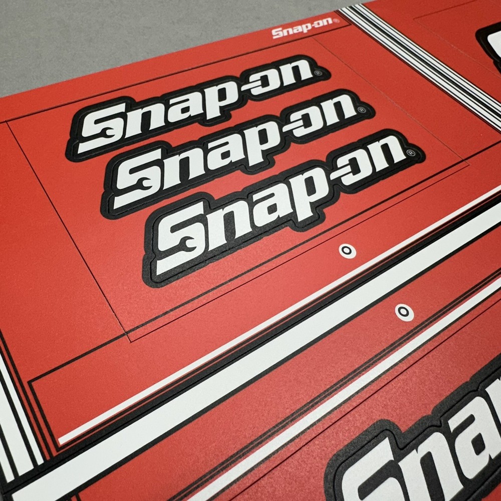 Snap-On Tools Red Refrigerator Toolbox Magnets Removable Collectible Logo 🧰