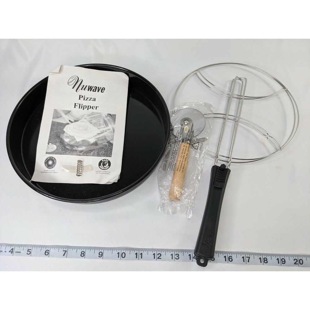 NuWave Pizza Flipper Pan Cutter Lot