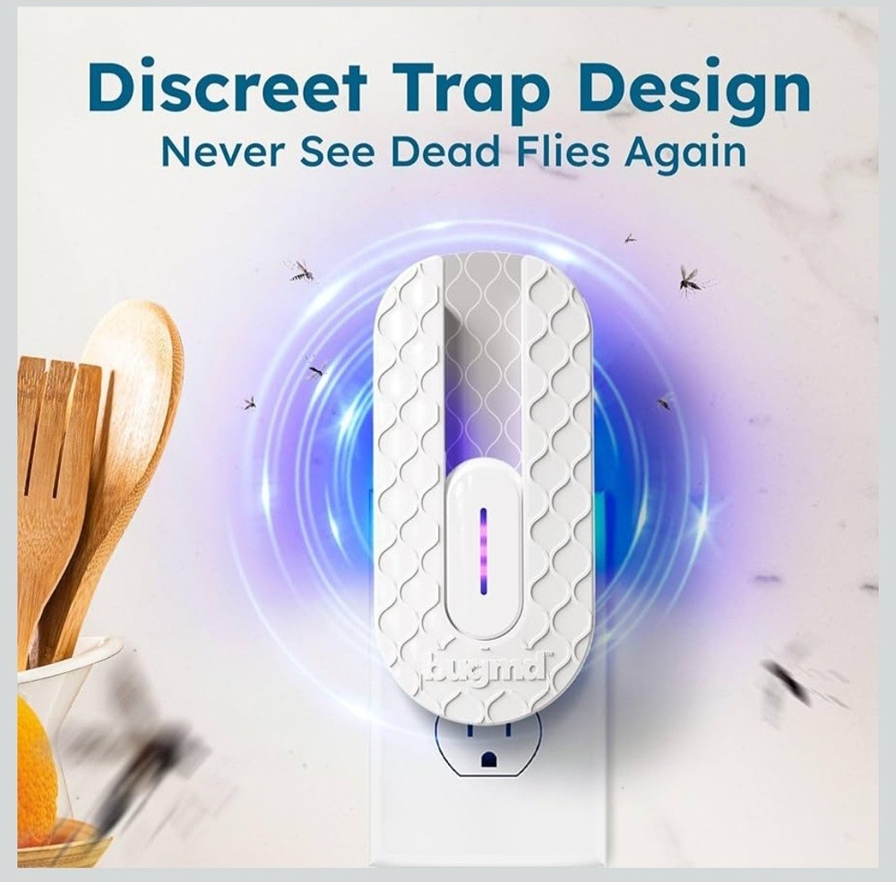 BugMD No Fly Zone Refillable UV Bug Zapper, Mosquito Zapper, Flying Insect Trap