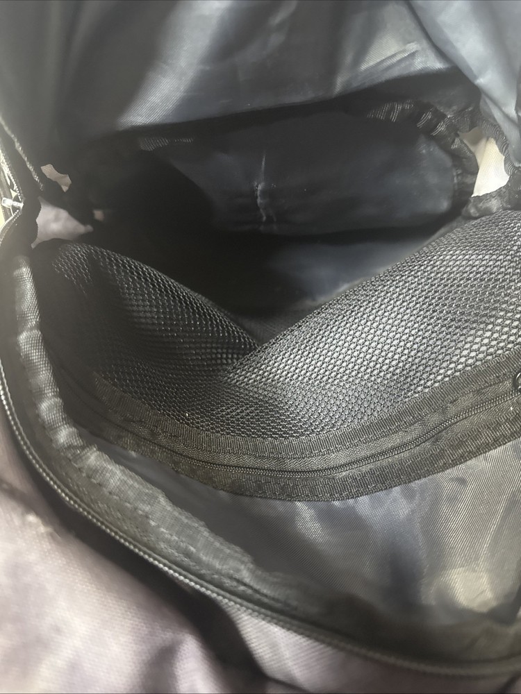 Adidas Backpack Gray Multiple Pockets Rose Zippers Athletic Load Spring