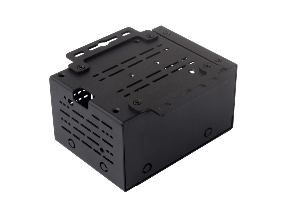 Waveshare Industrial Grade Metal Case D for Raspberry Pi 5 Larger Internal Space