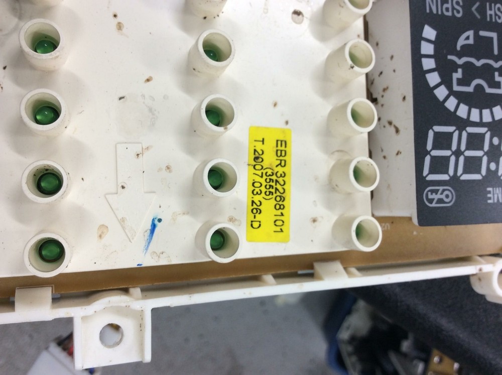 LG Washer Interface Control Board part# ebr32268101