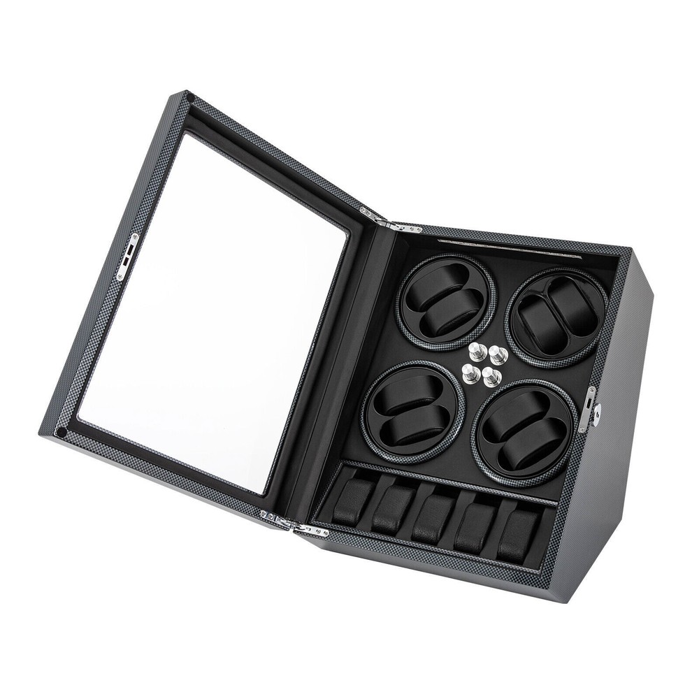 Automatic Rotation Watch Winder Box 10db 8+5 Watches Display Box Storage Case