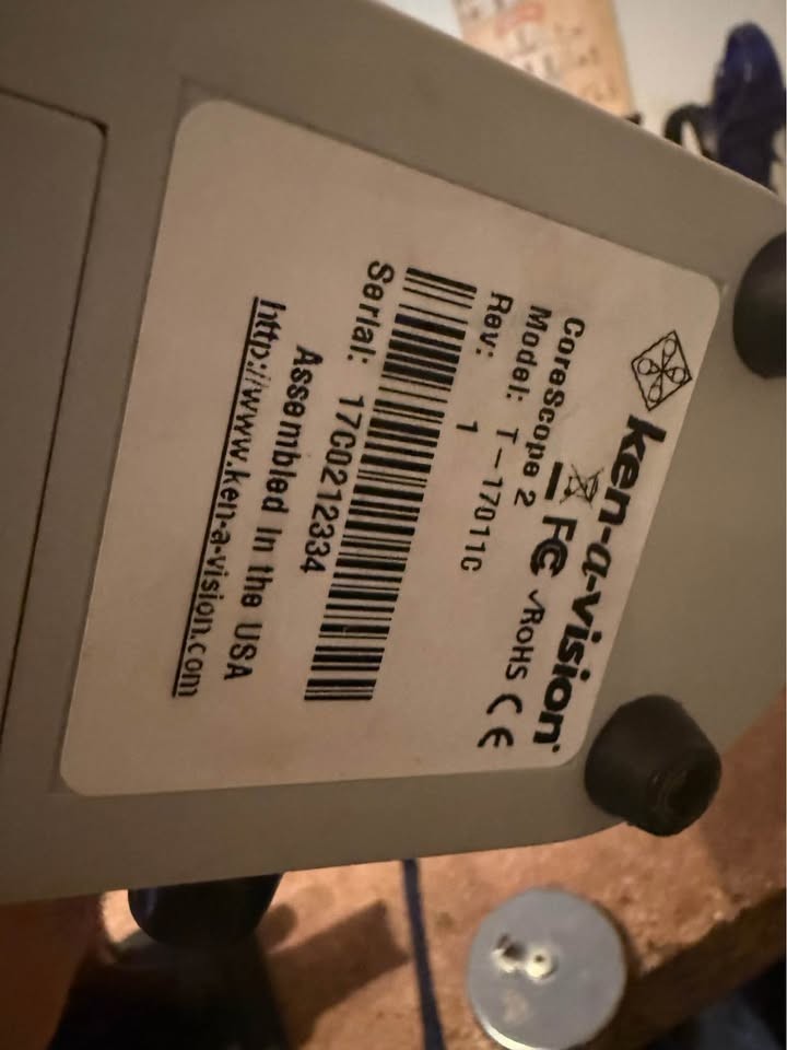 Ken-A-Vision TU-17011C CoreScope 2 Cordless Monocular Compound Microscope