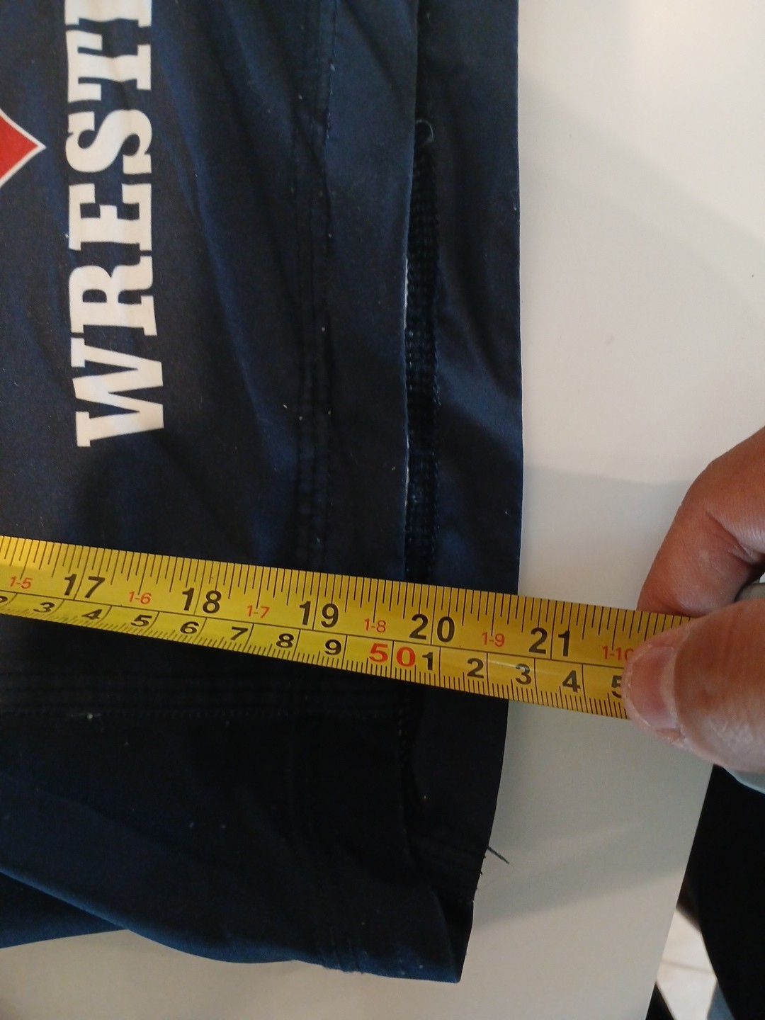 Mens Clinch Gear Fight Shorts Wrestling Team Shorts Blue Size 34