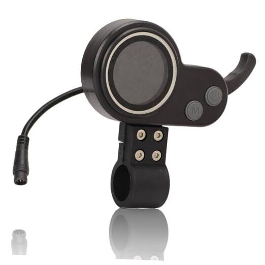 E Scooter Display - 2 in 1 LCD Screen with Finger Throttle Speed Control