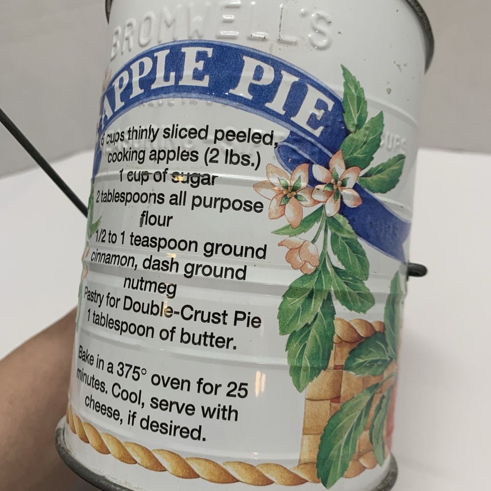 Vtg Bromwell’s Apple Pie Flour Measuring Sifter