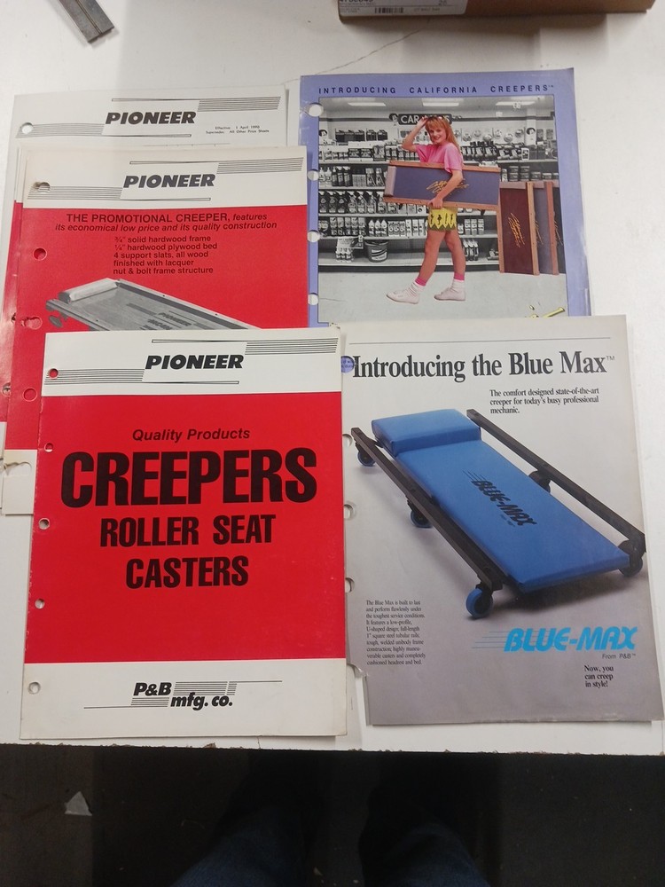 Vintage Tool Catalogs, Information Sheets, used