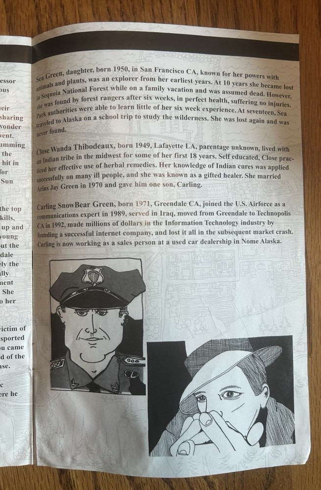 Neil Young Greendale Show Bill - 2003 Tour