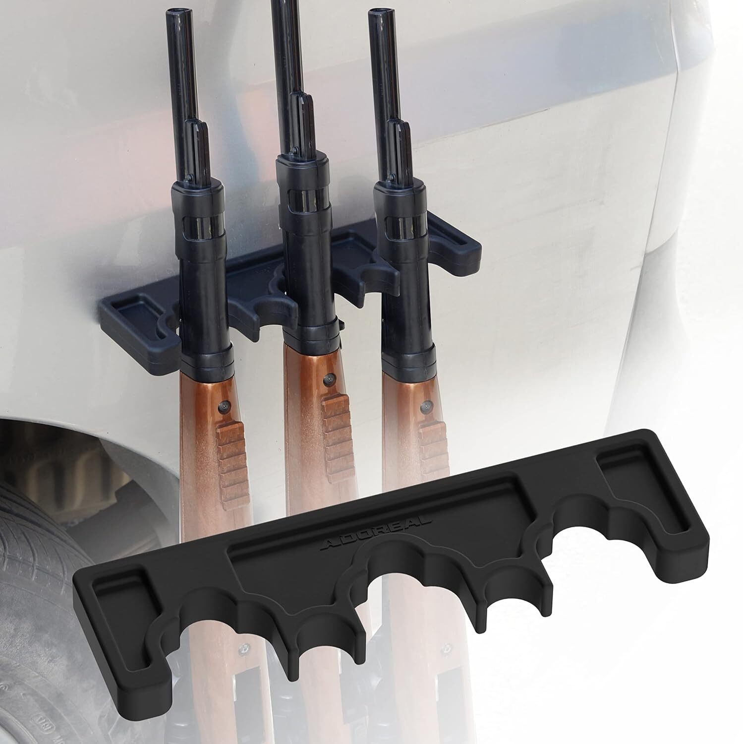 Magnetic Rifle Rack, Rubber Gun Rack for Gun Storage, Gun Holder in Gun Cabinet