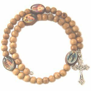 Olive Wood Chaplet Braclet
