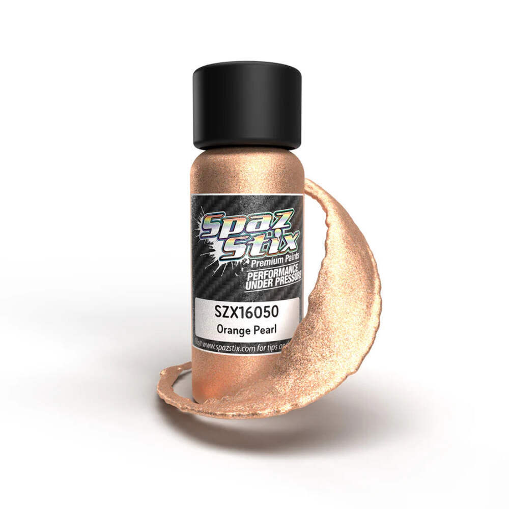 Orange Pearl Airbrush Ready Paint, 2oz Bottle