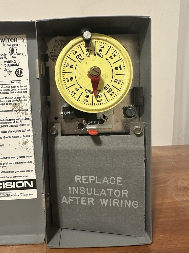Precision Time Switch CD‑101 – Single Pole Single Throw SPST – Clean & Tested