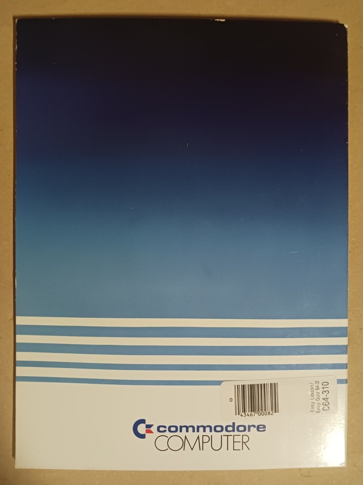 Commodore 64 EasyLesson 64 and EasyQuiz 64 Lesson and Quiz Software