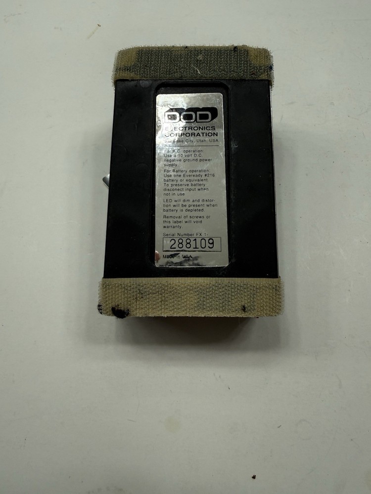 DOD Digitech DFX9 Digital Delay Echo Vintage Guitar Effect Pedal *READ*