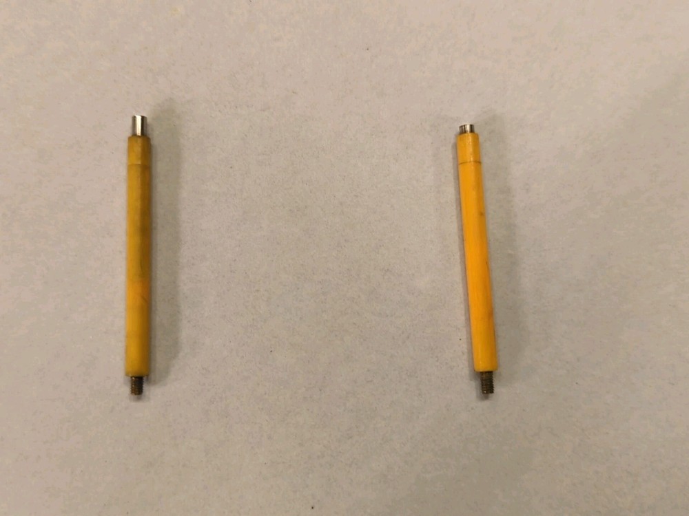 Vintage Threaded Dial Indicator Contact Point Magnetic Extensions (Qty 2)