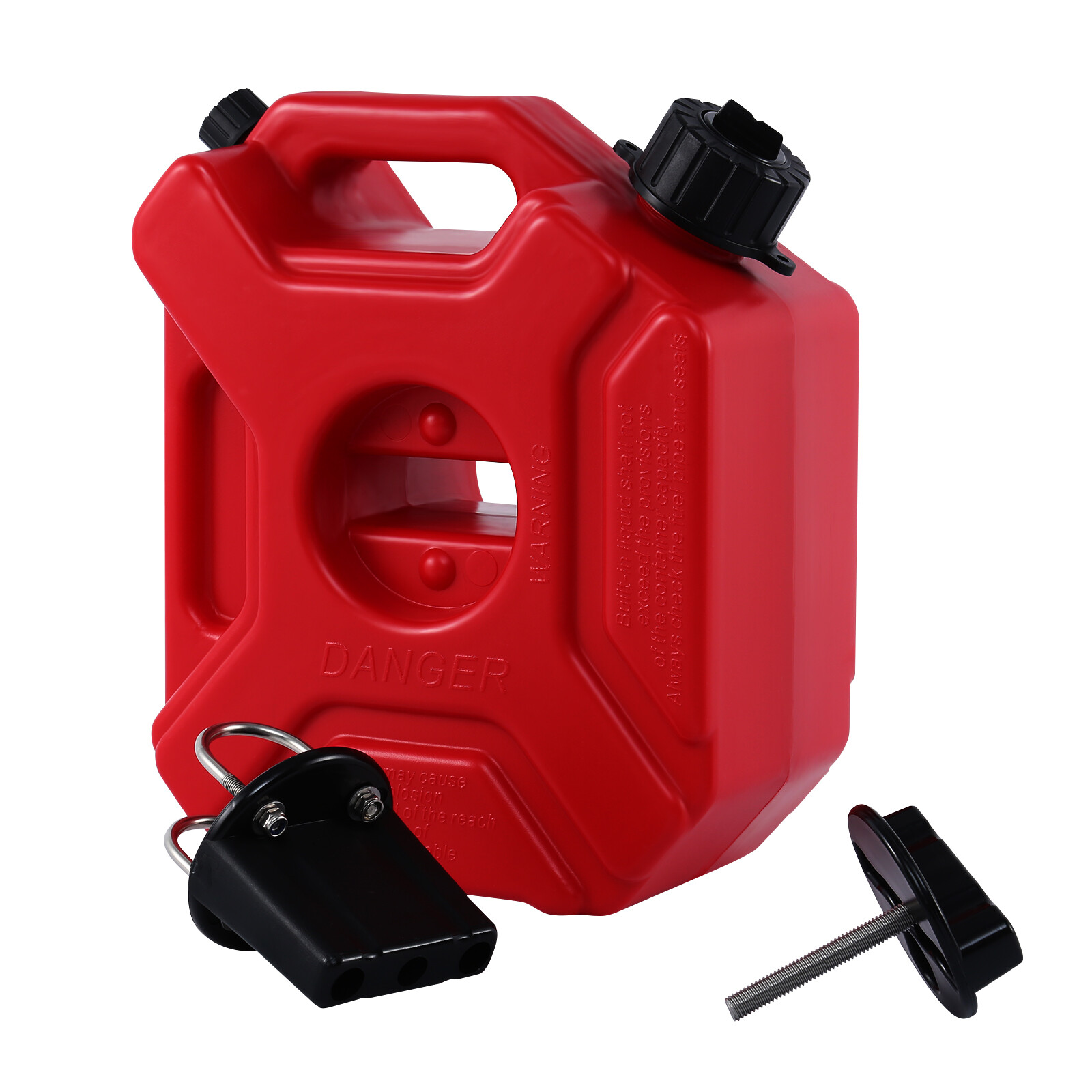 3L Gas Fuel Can Tank Container Fit for ATV UTV Gokart Motorcycle Auto Car