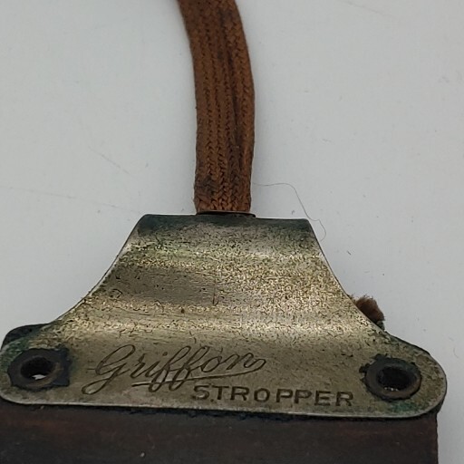 Antique "GRIFFON STROPPER" Leather Strop With Original Box